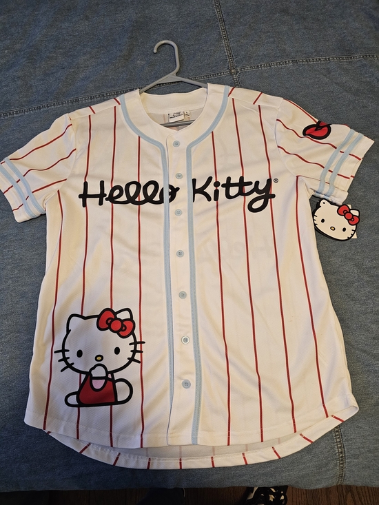 Hello Kitty Tops - Hello Kitty Baseball Jersery